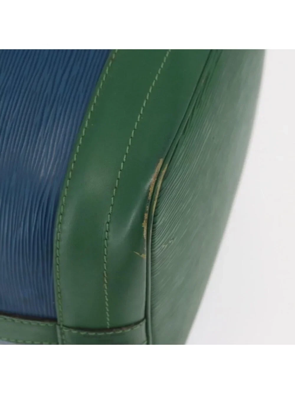 Authentic LOUIS VUITTON Epi Noe Shoulder Bag Bicolor Green Blue M44044 LV